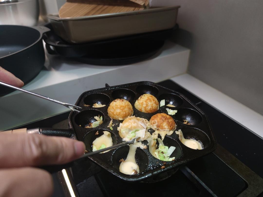 章鱼烧(章鱼小丸子)--简易版&升级版