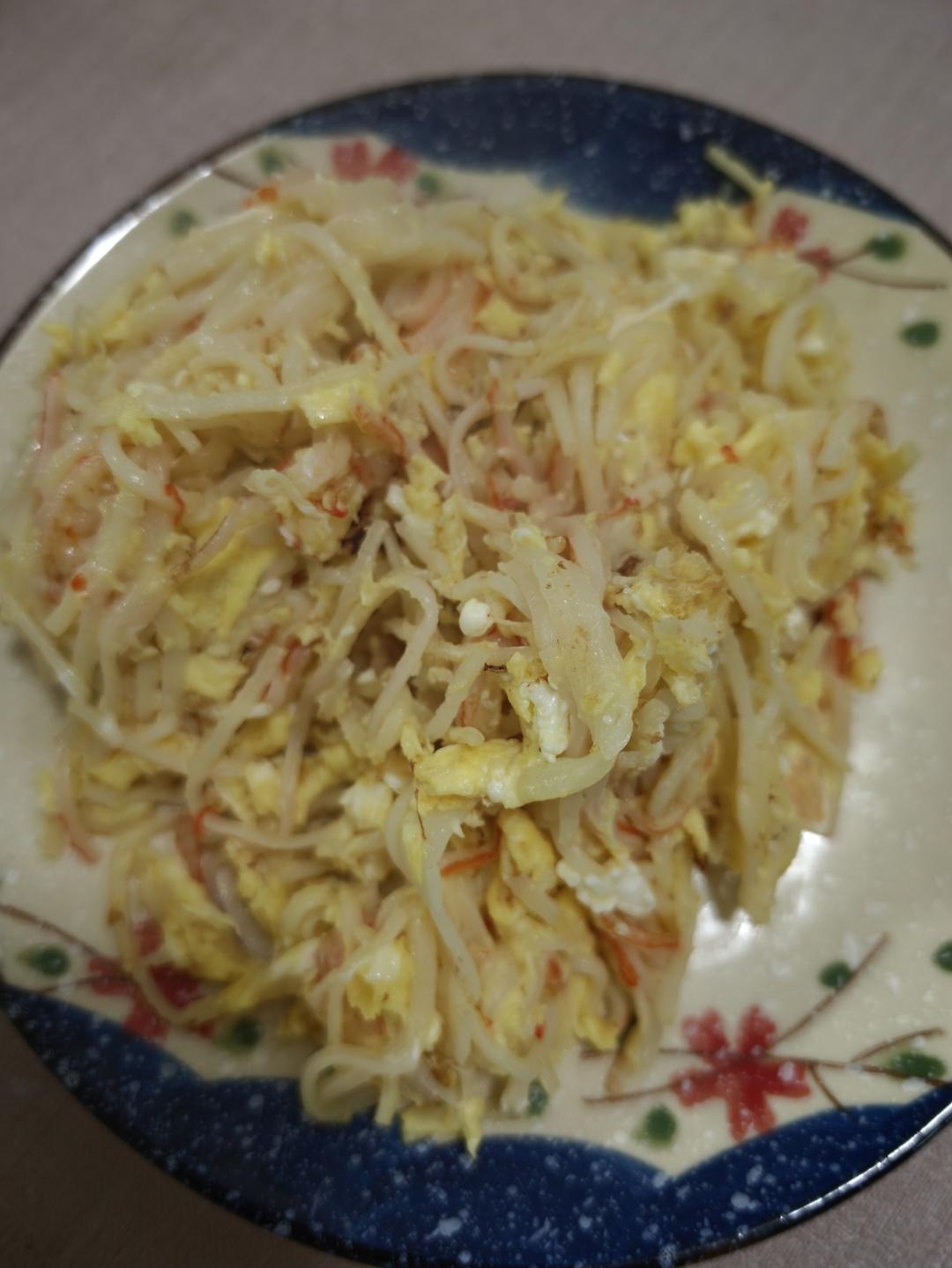 减脂餐｜超鲜美的滑蛋蟹柳，低脂高蛋白