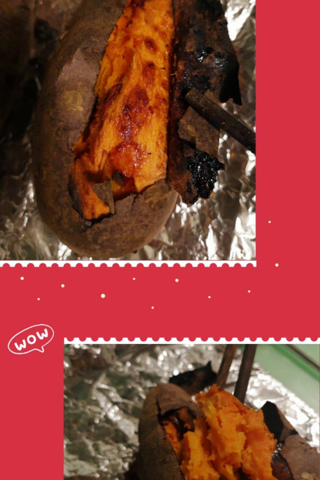 【烤箱版烤红薯】