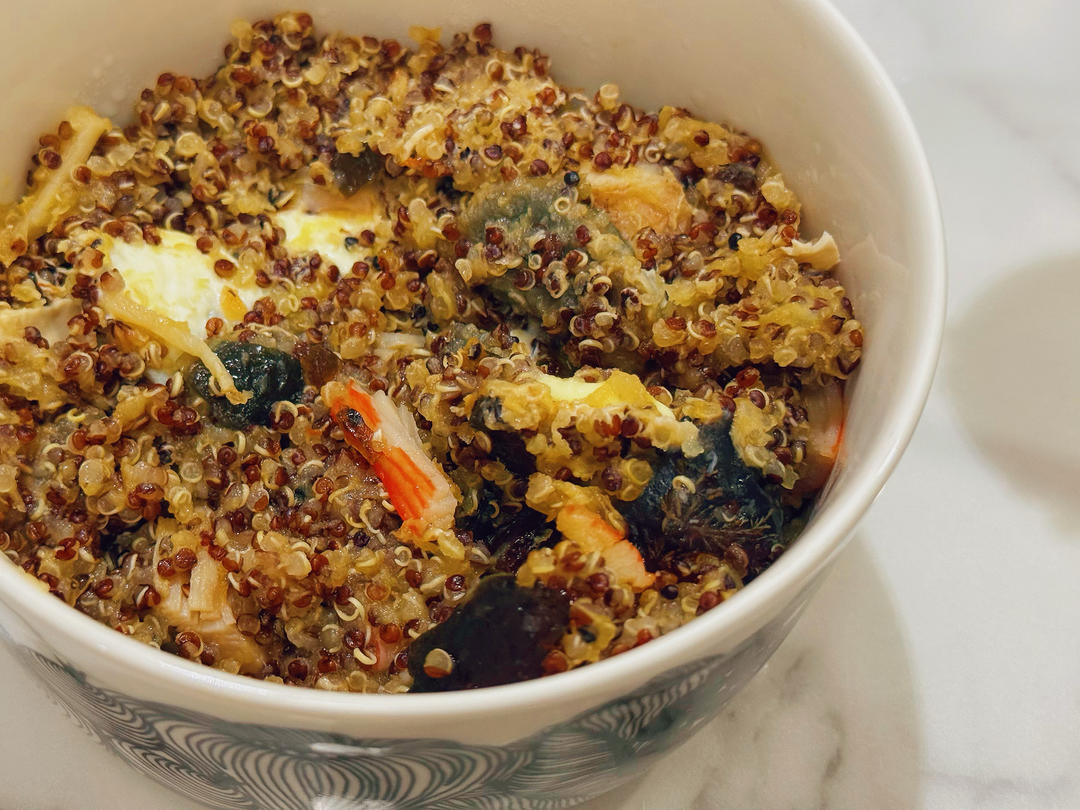 减脂三色藜麦饭