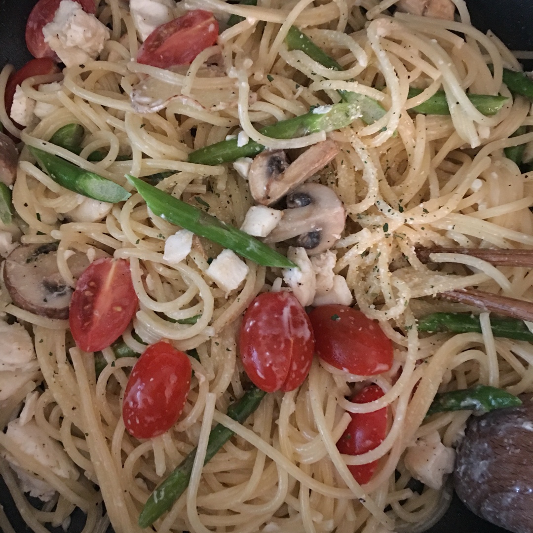 三文鱼奶油意面