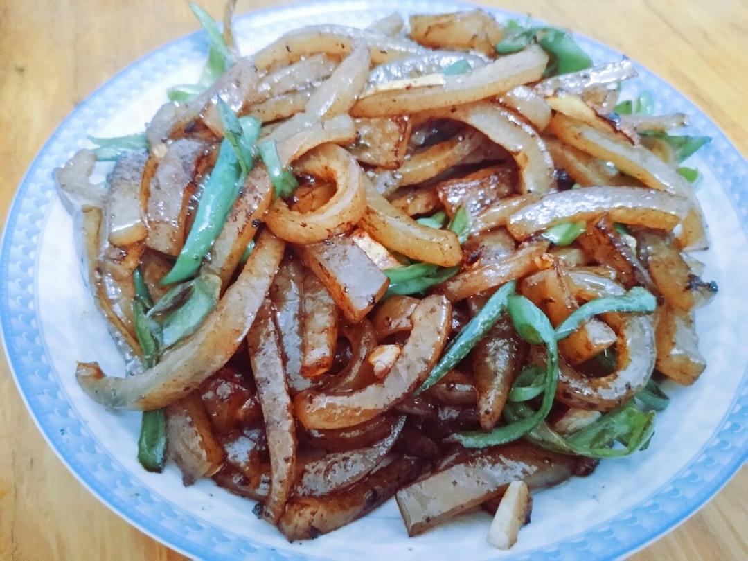 尖椒炒肉皮