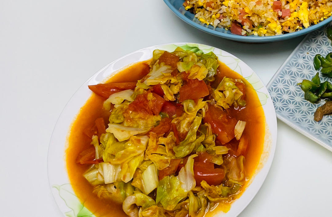 大头菜炒西红柿