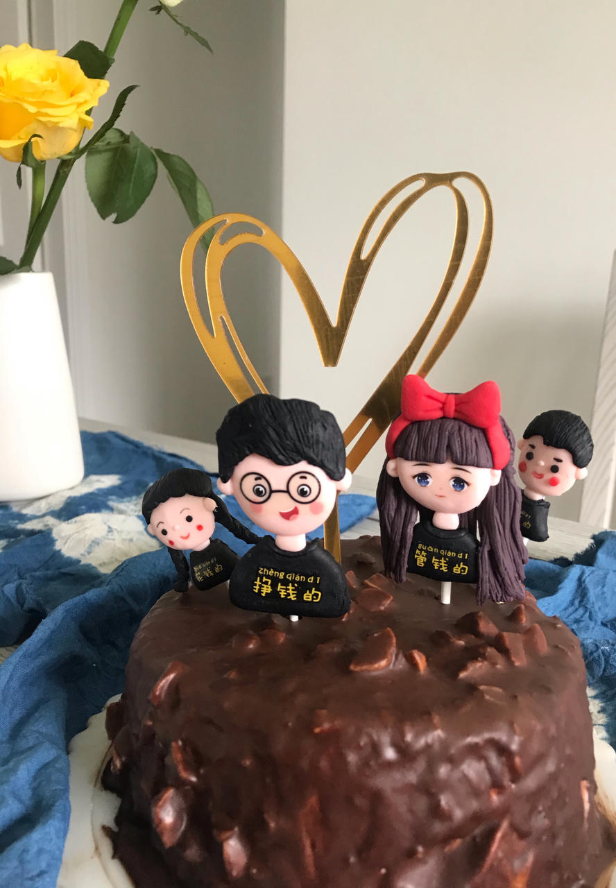 四寸梦龙脆皮巧克力蛋糕