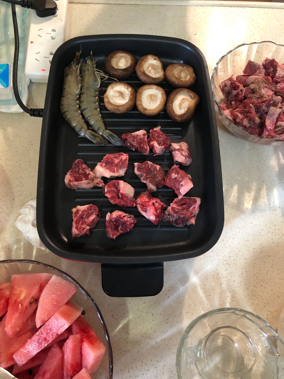 在家用摩飞锅吃个烤肉吧的做法 步骤7