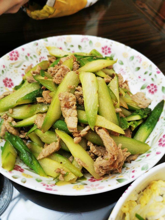 芦笋炒肉