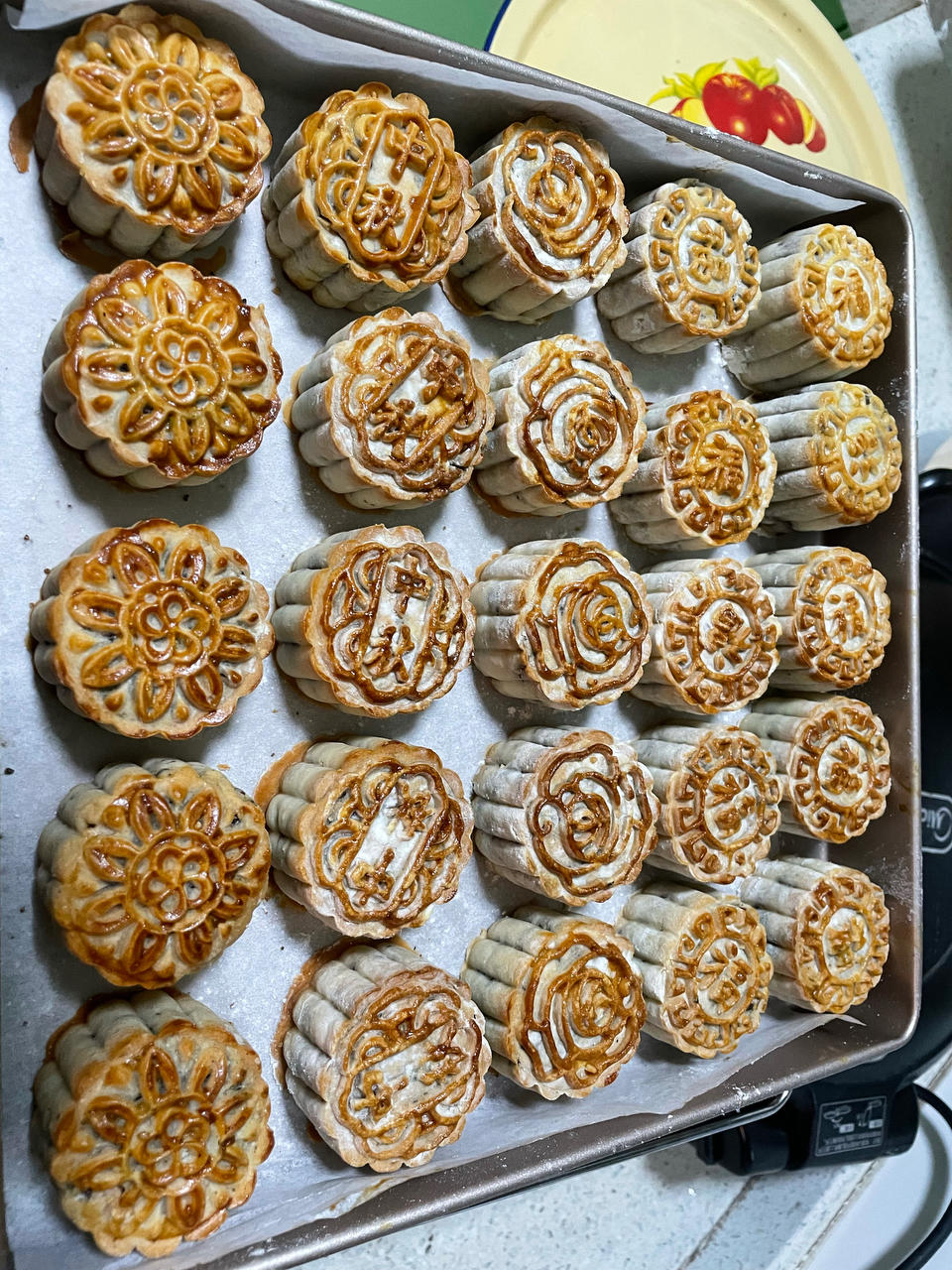 广式五仁月饼蜂蜜版（不用转化糖浆）