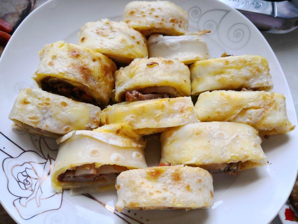 鼓大泡的鸡蛋灌饼