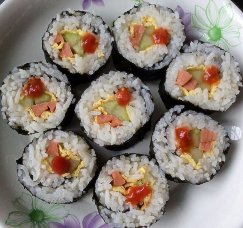 简单寿司/鸡蛋寿司/反转寿司/花样寿司/紫菜包饭