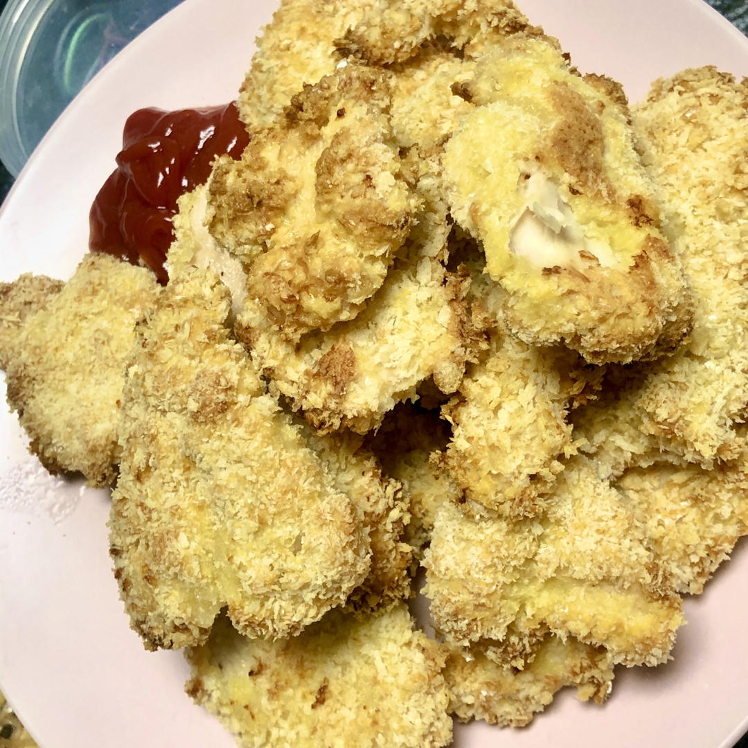 无油低脂鸡米花烤箱版