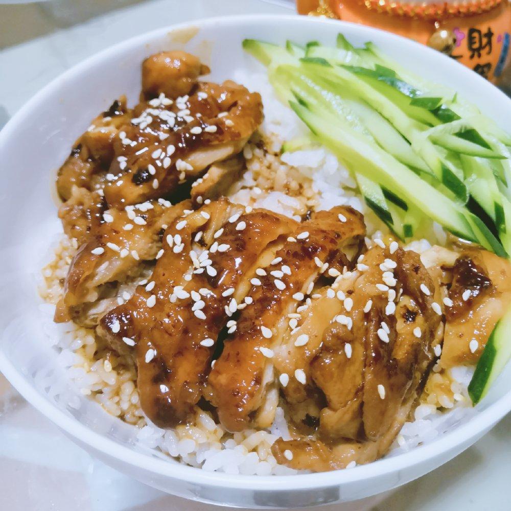 照烧鸡腿饭
