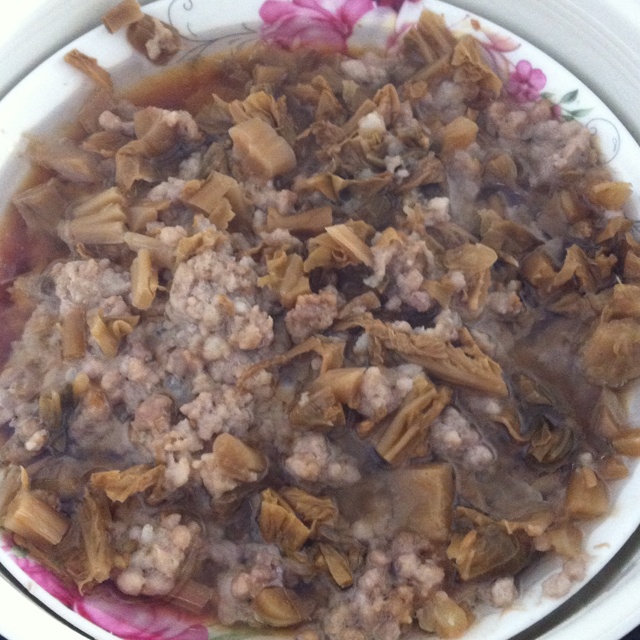 梅菜蒸肉饼