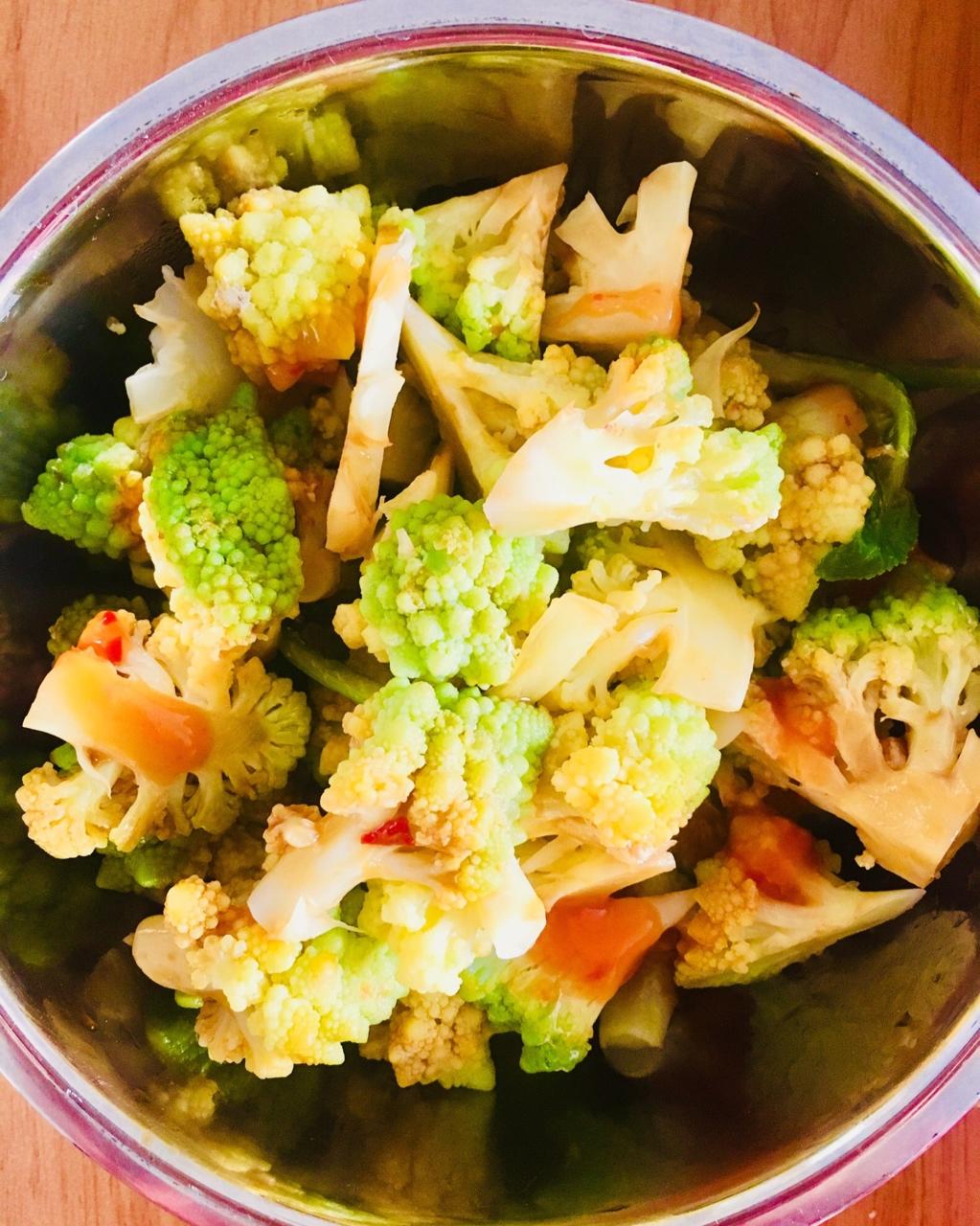 减肥大杀器----芥末宝塔花菜（罗马花椰菜）