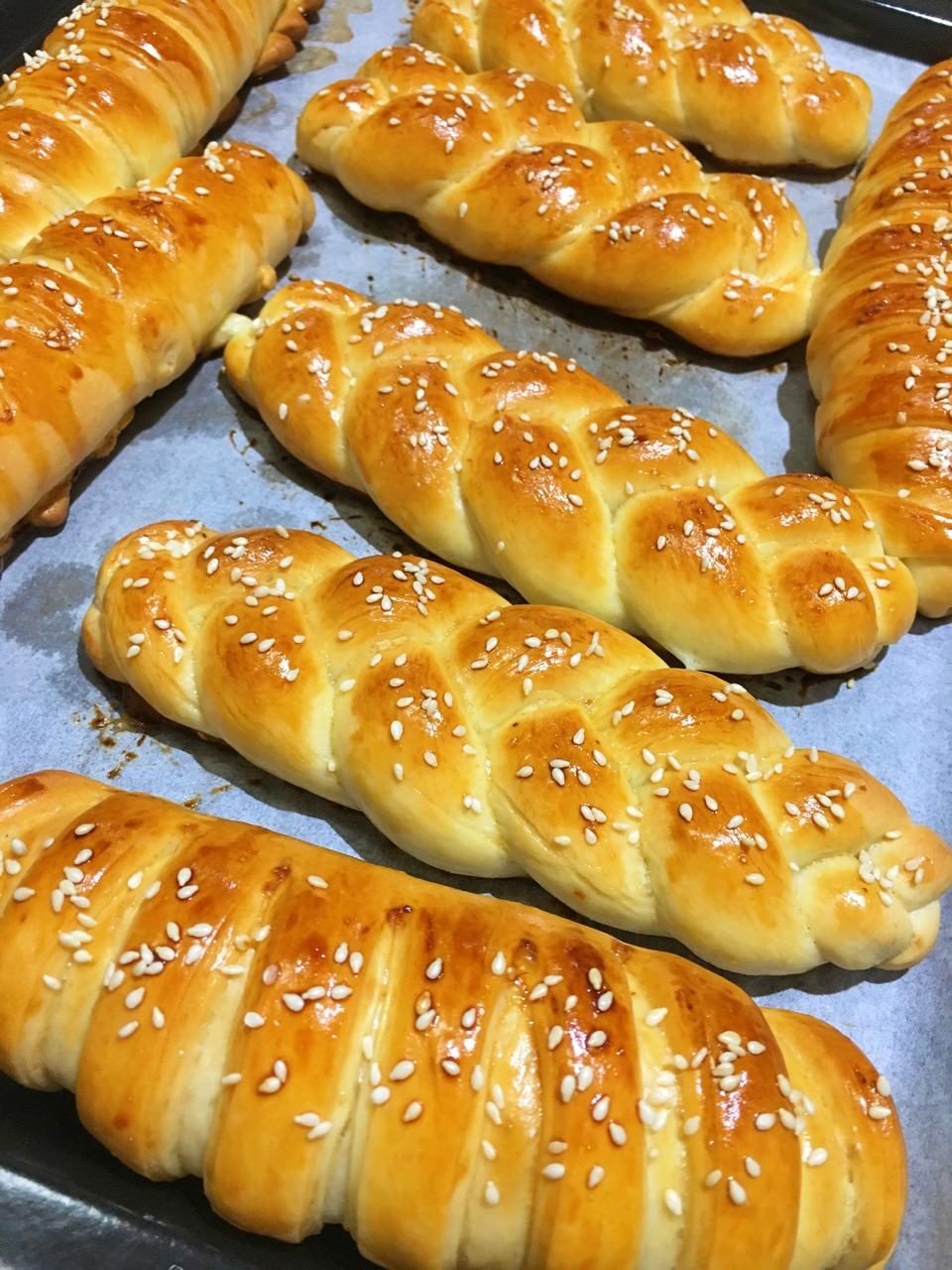 香葱肉松面包（烫种法）
