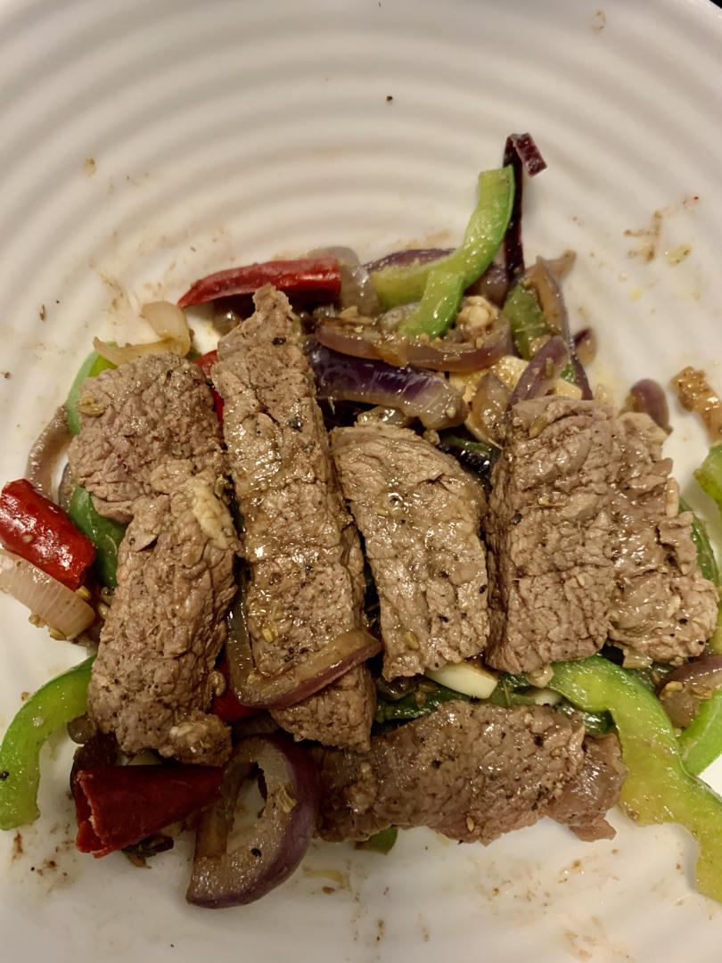 小茴香煎牛排（牛肉条）