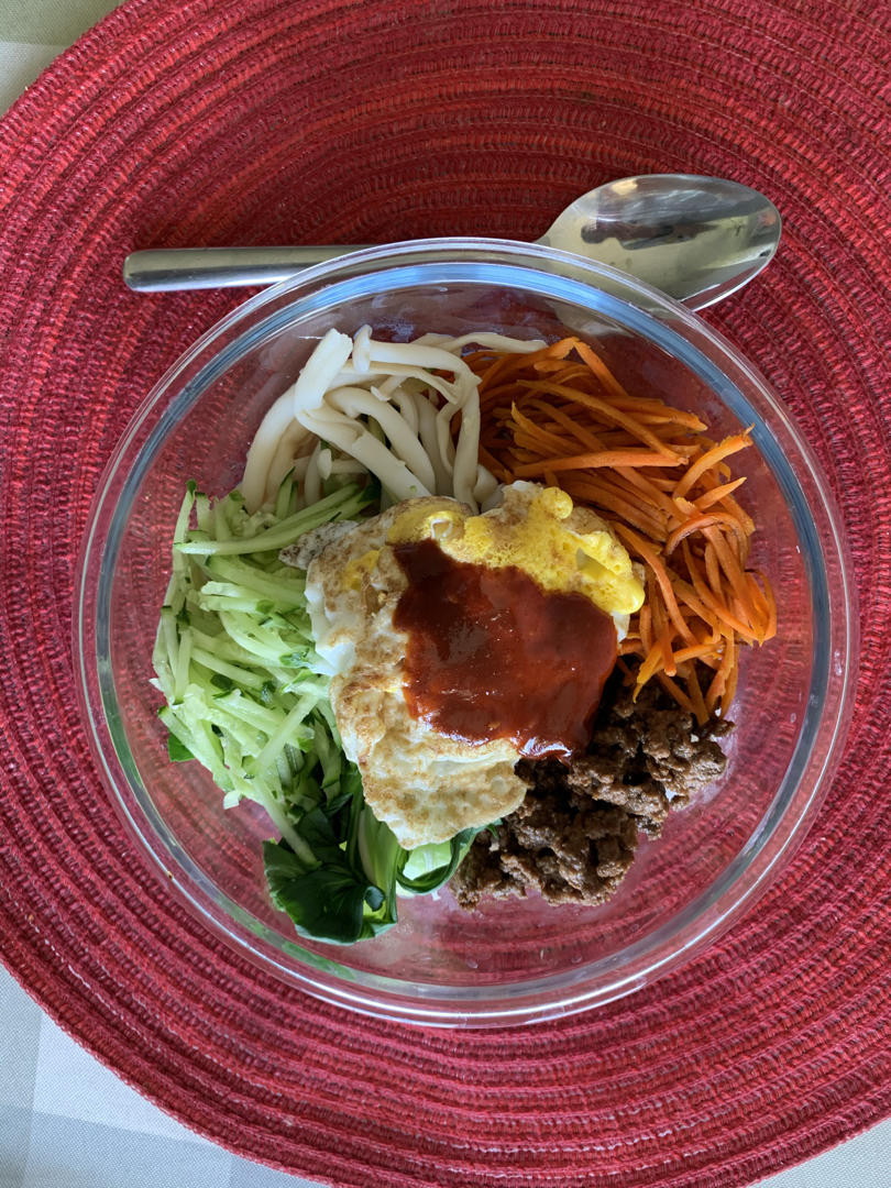 家庭版 简易 石锅/铁锅 韩式拌饭