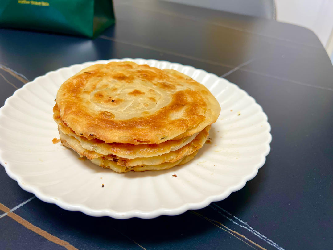 上海葱油饼-酥到掉渣