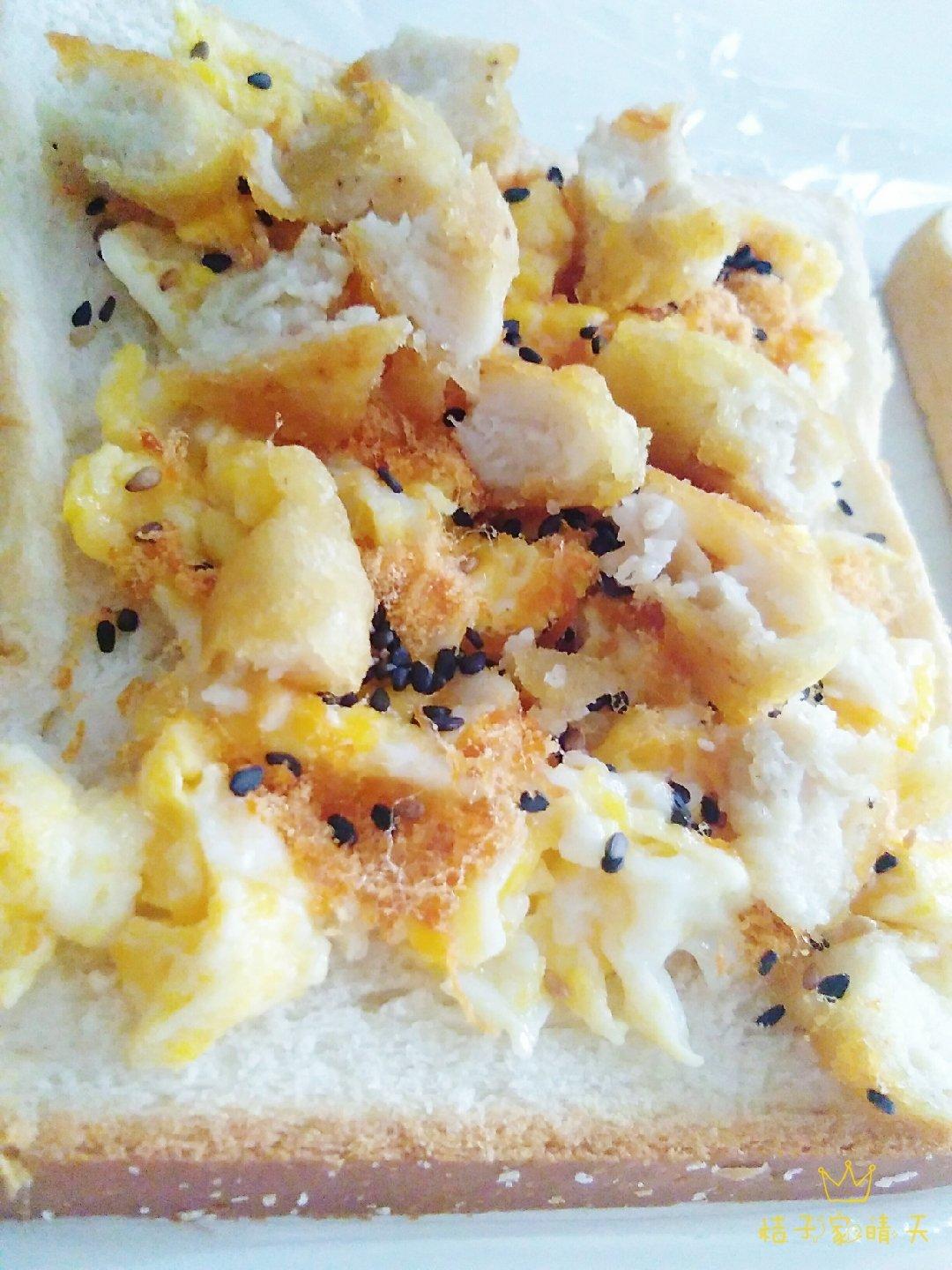 营养均衡—鸡胸肉蔬菜法式面包三文治