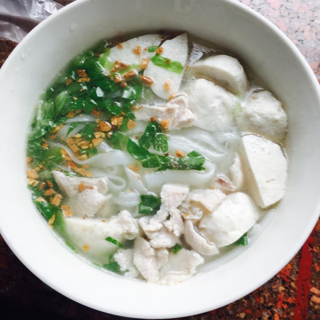 淑娜vovil做的汕头粿条汤