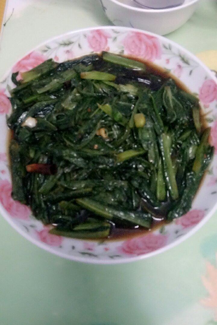 清炒油麦菜