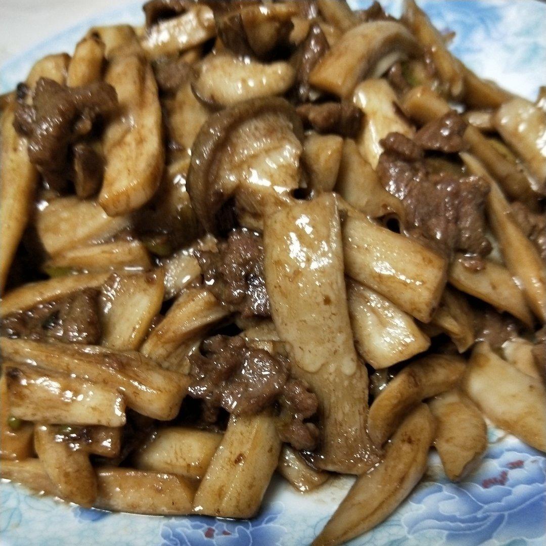 肉炒杏鲍菇