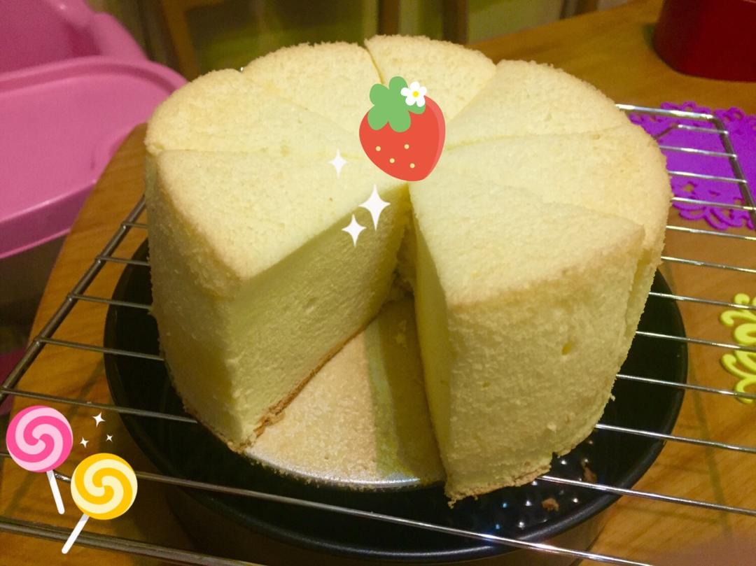 《Tinrry+》戚风蛋糕（6寸配方）（基础、超详细教程）