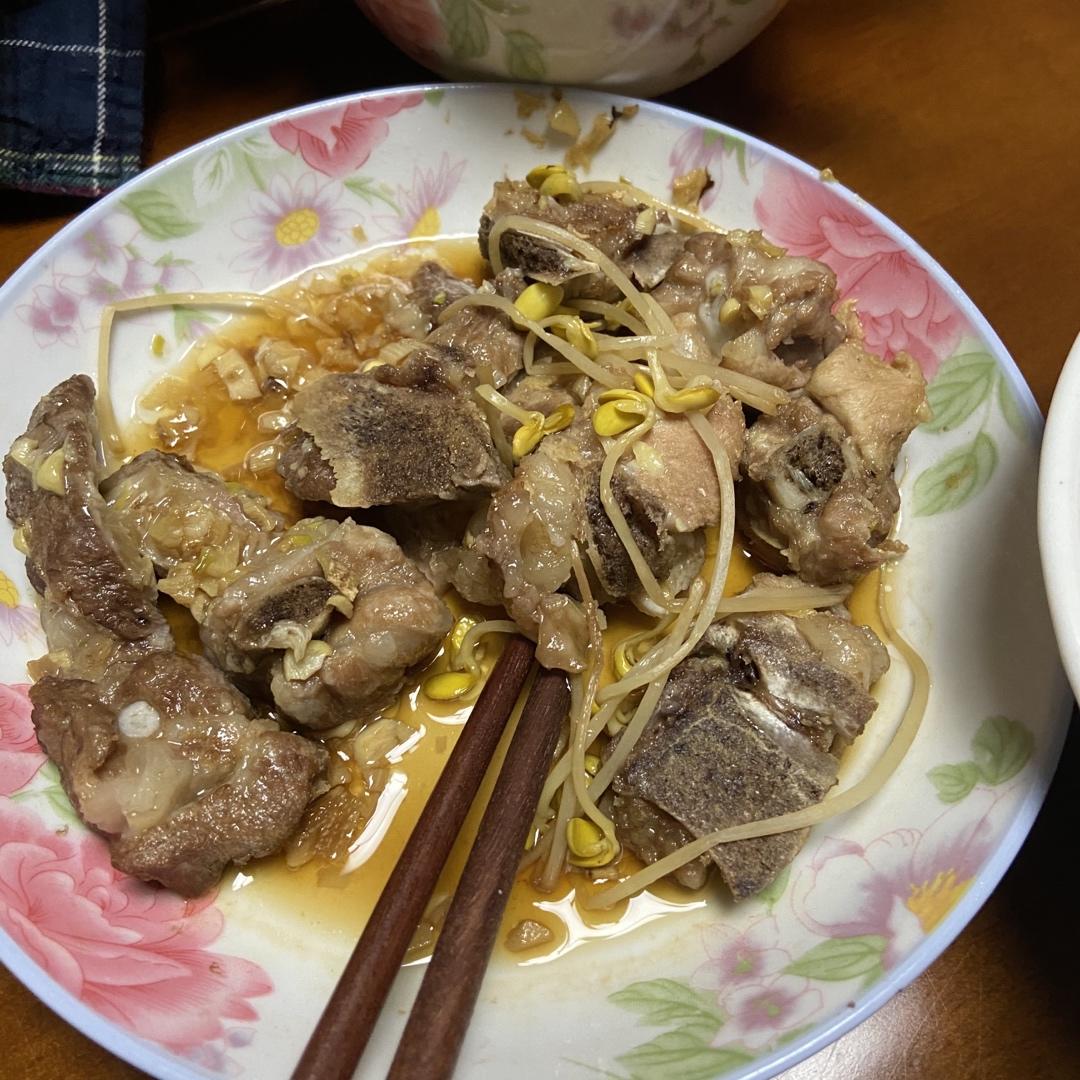 蒜香蒸排骨（骨头都咬碎🙈）