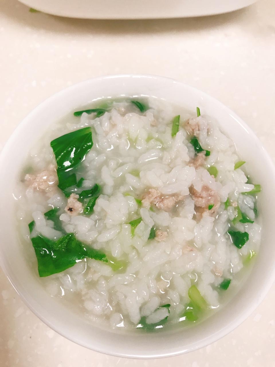肉末菜粥