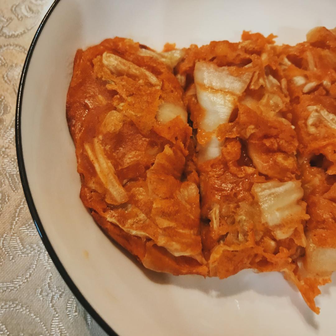 减脂快手泡菜饼