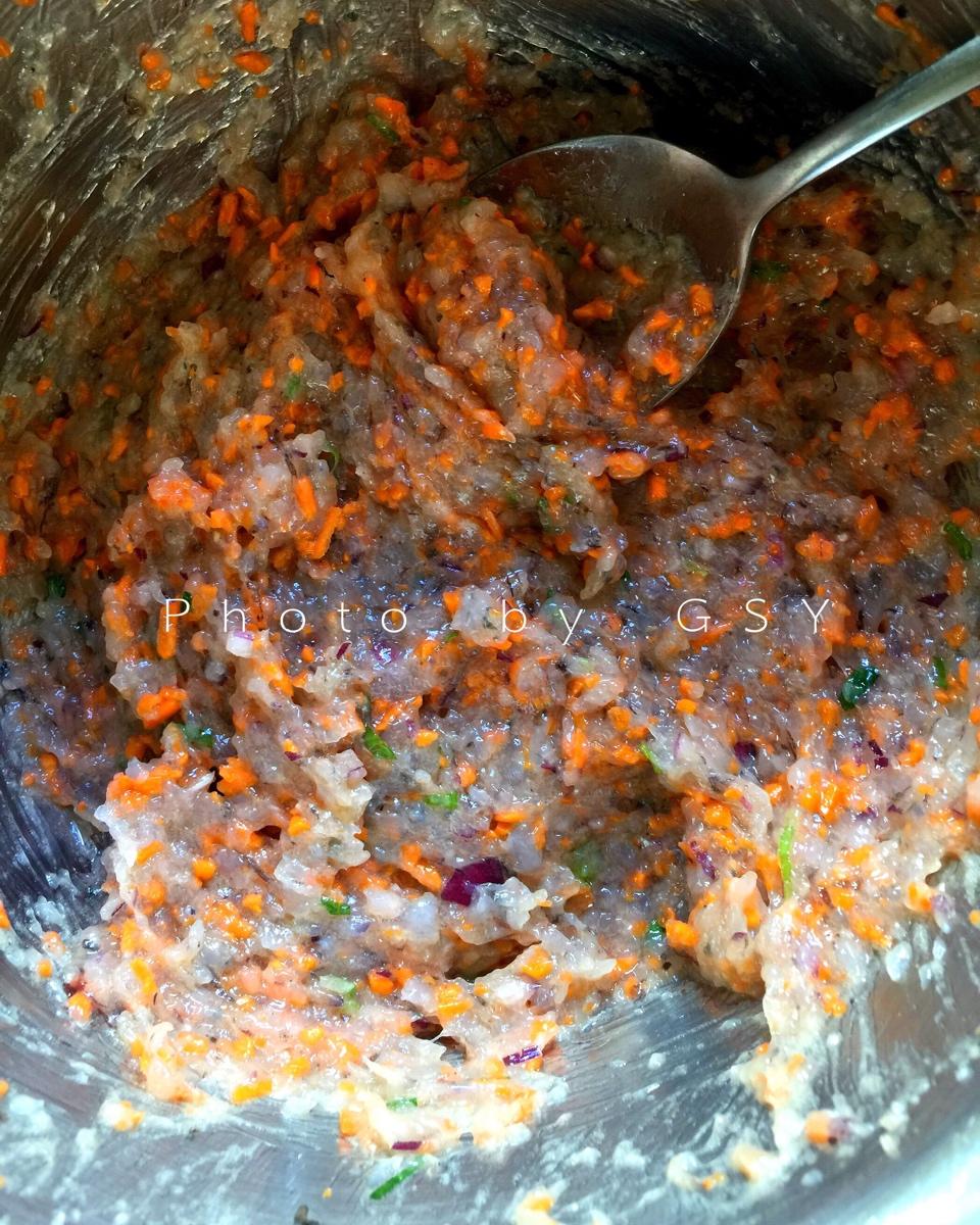香煎虾饼