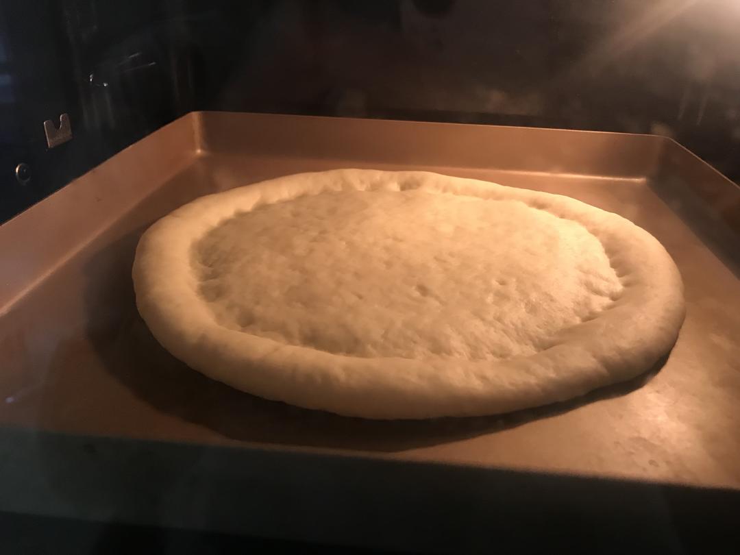 6寸披萨厚底制作 记录自用的做法