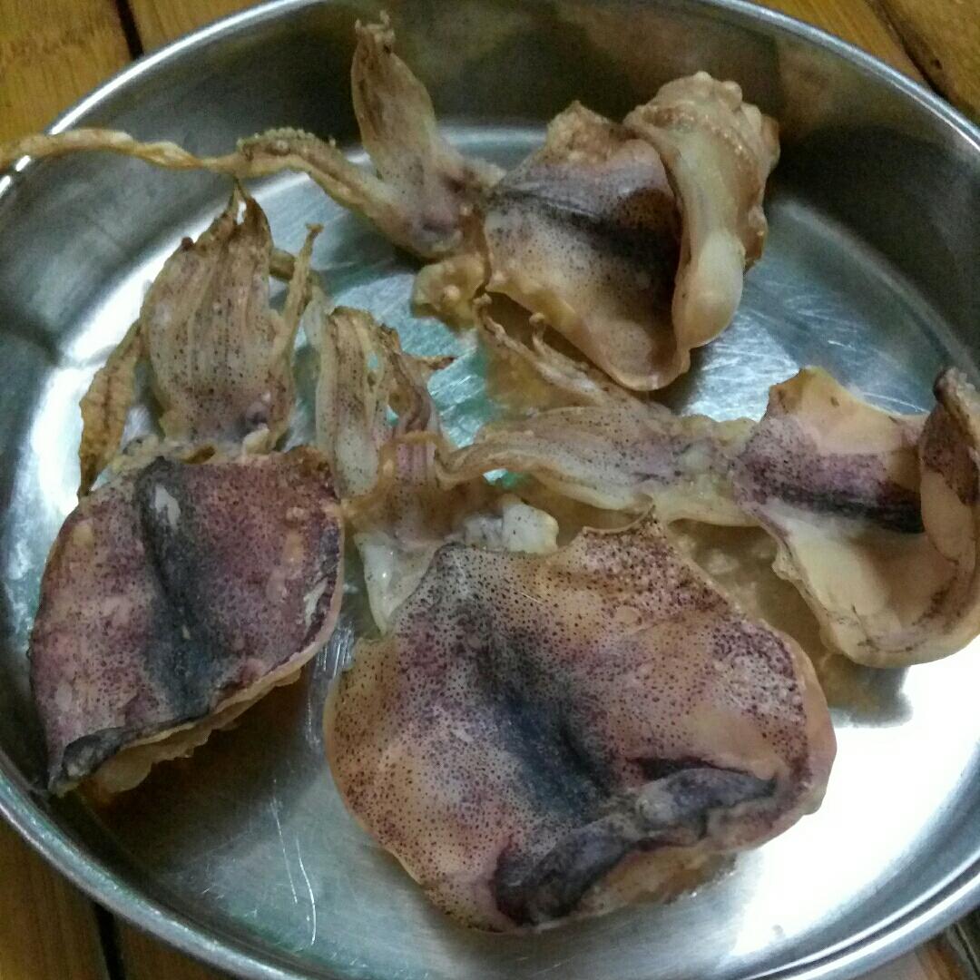 烤箱版：烤鱿鱼