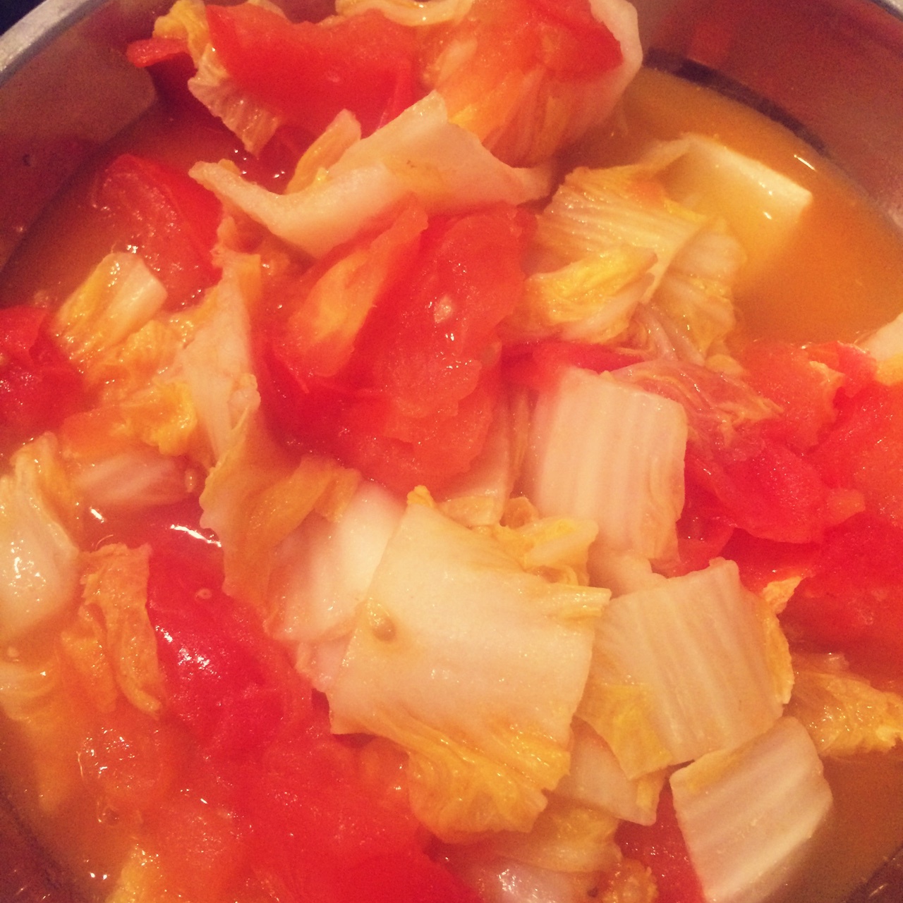 西红柿炒大白菜