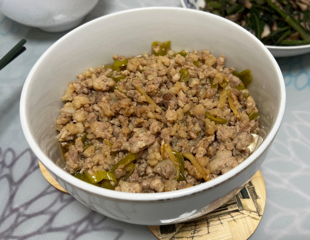 肉末蒸豆腐