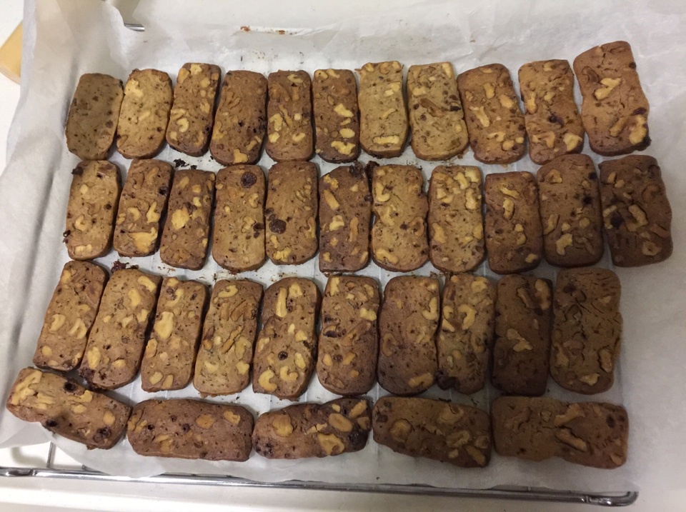 红糖核桃饼干