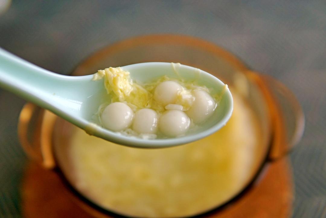 酒酿圆子(蛋花版)