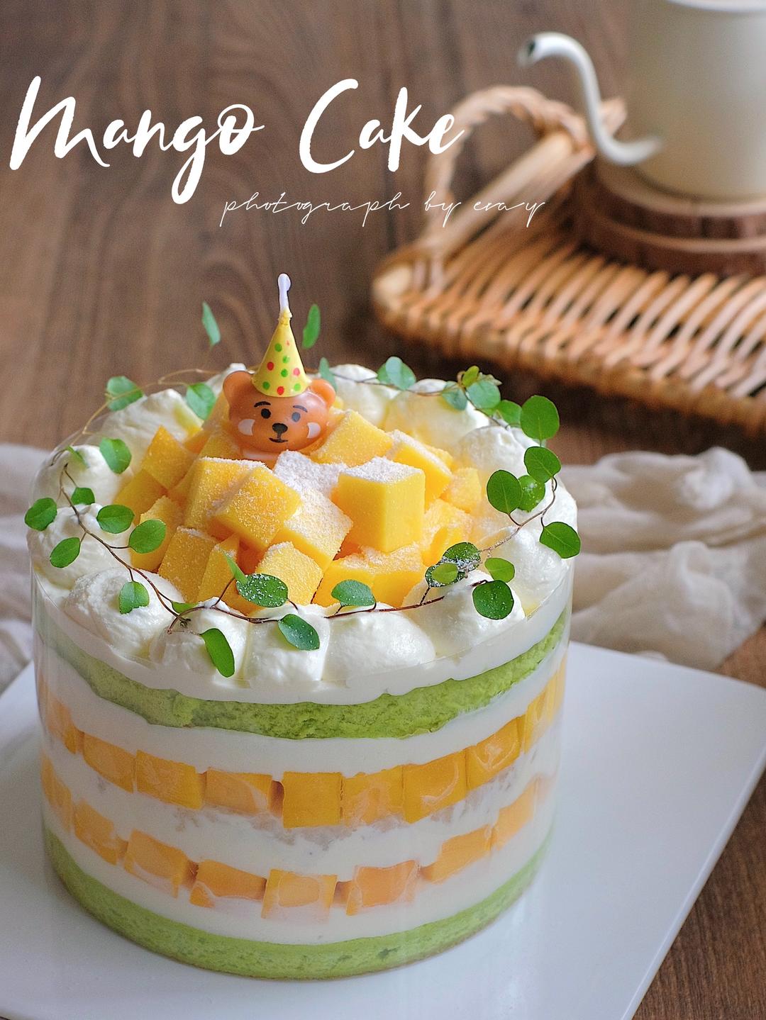 把芒果糯米饭🥭做成蛋糕⁉️一整个大满足