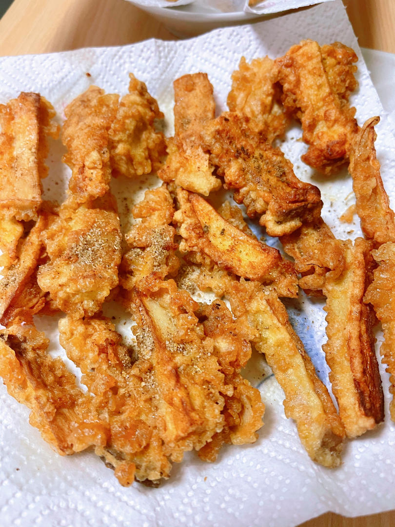 🔥外酥里嫩❗️椒盐杏鲍菇