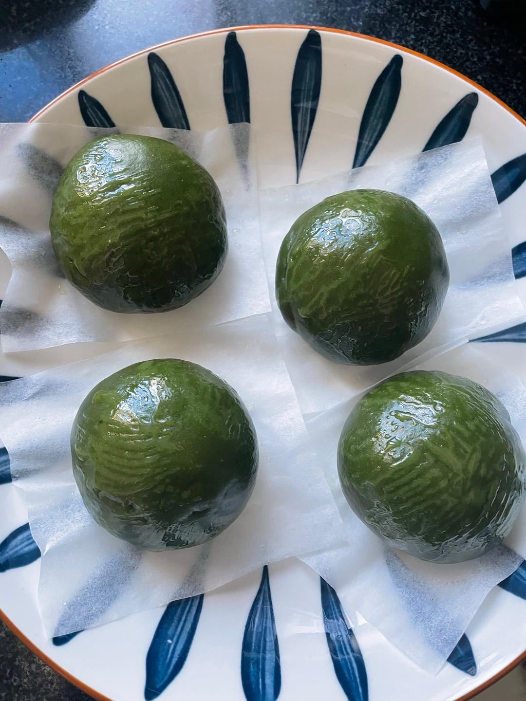 青团（艾草粉版不开裂不塌陷）
