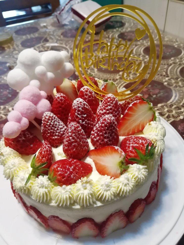 《Tinrry+》草莓奶油蛋糕（8寸配方）