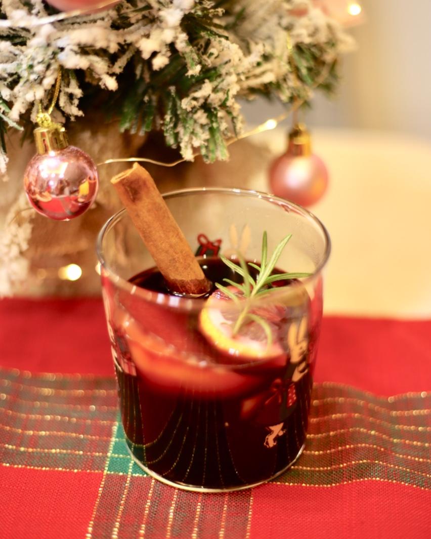 毛线球球vava做的圣诞热红酒