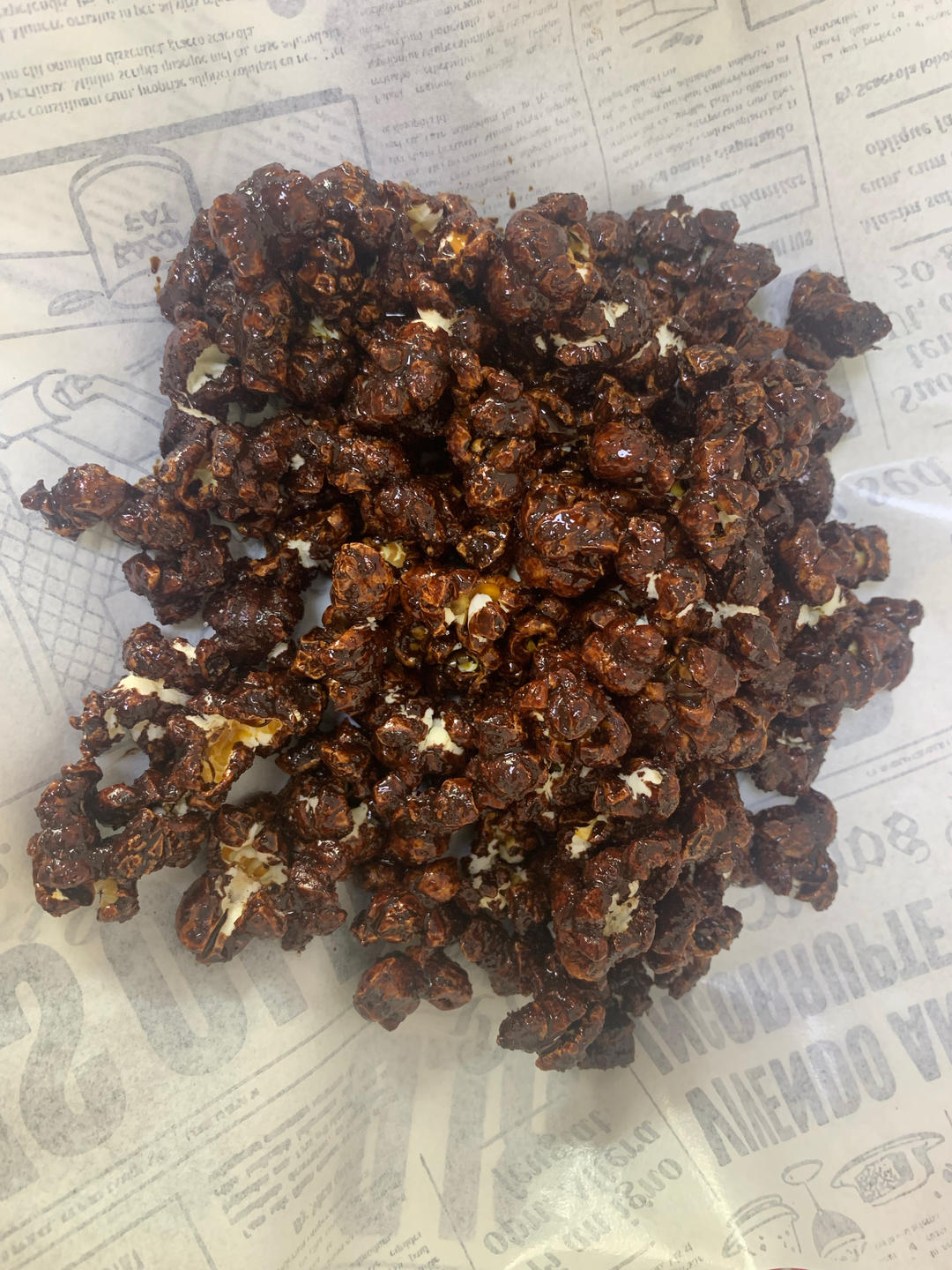 巧克力爆米花
