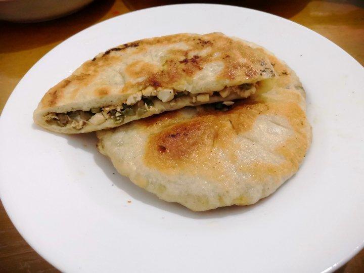 发面水煎豆腐饼