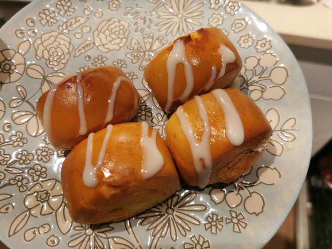 黄金奶香小馒头🧡空气炸锅，又香又脆，配上炼乳好吃飞起❗️