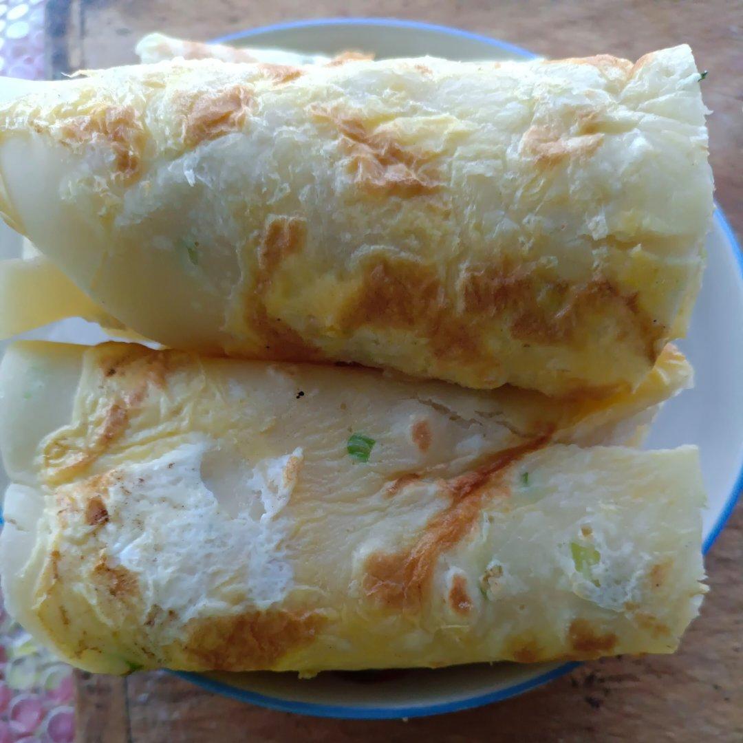 早餐香葱鸡蛋饼