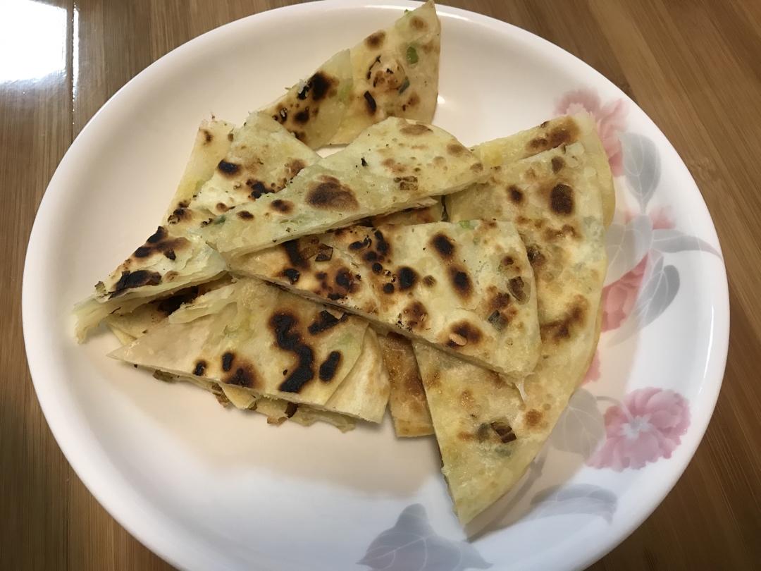 葱香四溢手抓饼