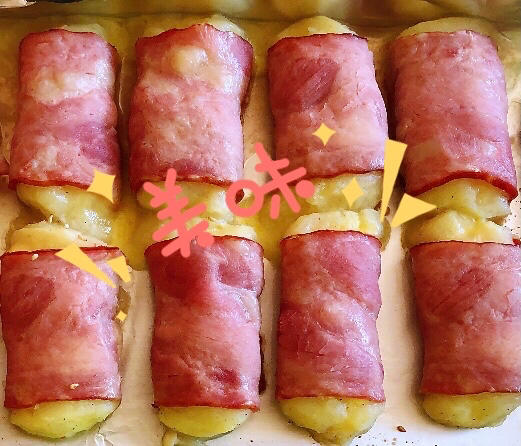 胖嘟嘟的土豆泥培根卷，小白也能零失误的料理，好吃极了