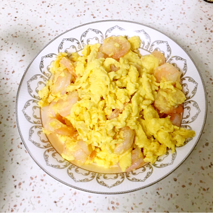 鸡蛋炒虾仁