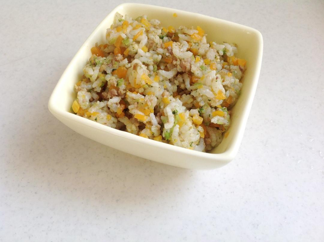 【快手辅食】胡萝卜芹菜牛肉饭（10m+）的做法