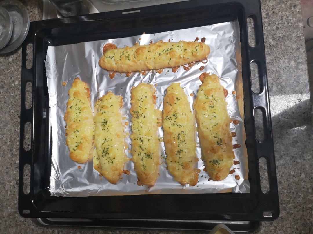 香葱芝士面包条